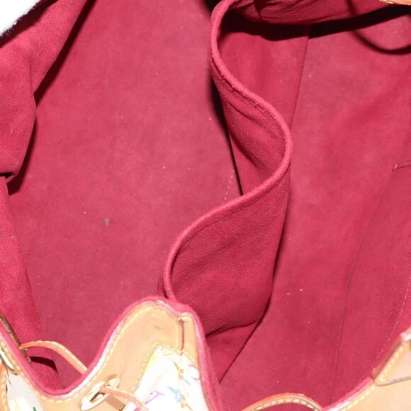 LOUIS VUITTON Monogram Multicolor Ursula Tote Bag White M40123 LV Auth 142693V - Picture 9 of 16